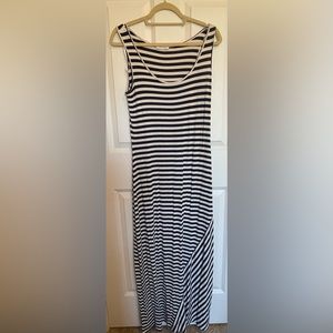 Calvin Klein Women’s Striped Maxi Dress.